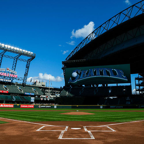 view of T-Mobile Field from home plate