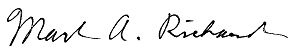 Mark A. Richards' signature