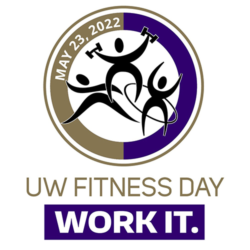 UW Fitness Day 2022 event logo May 23, 2022